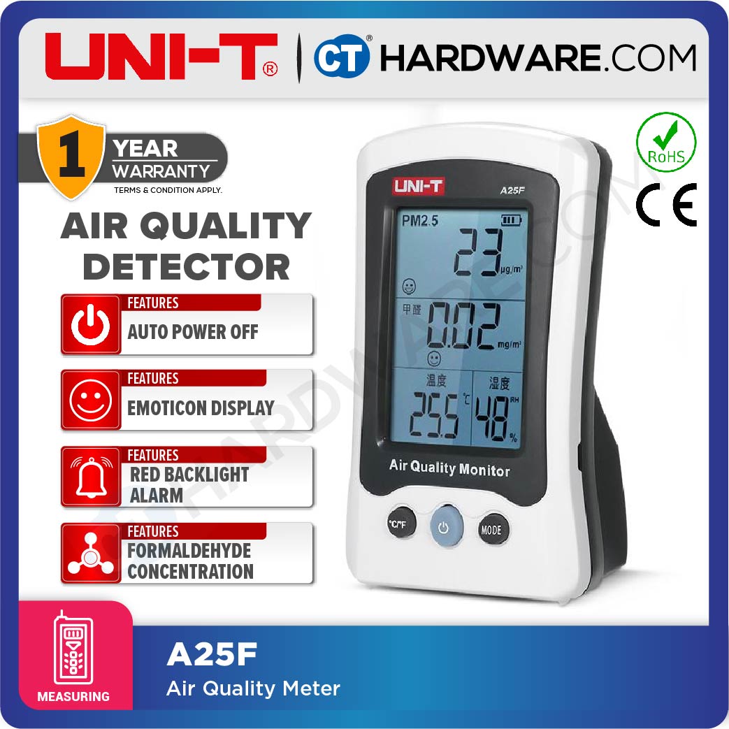 UNI-T A25F AIR QUALITY MONITOR