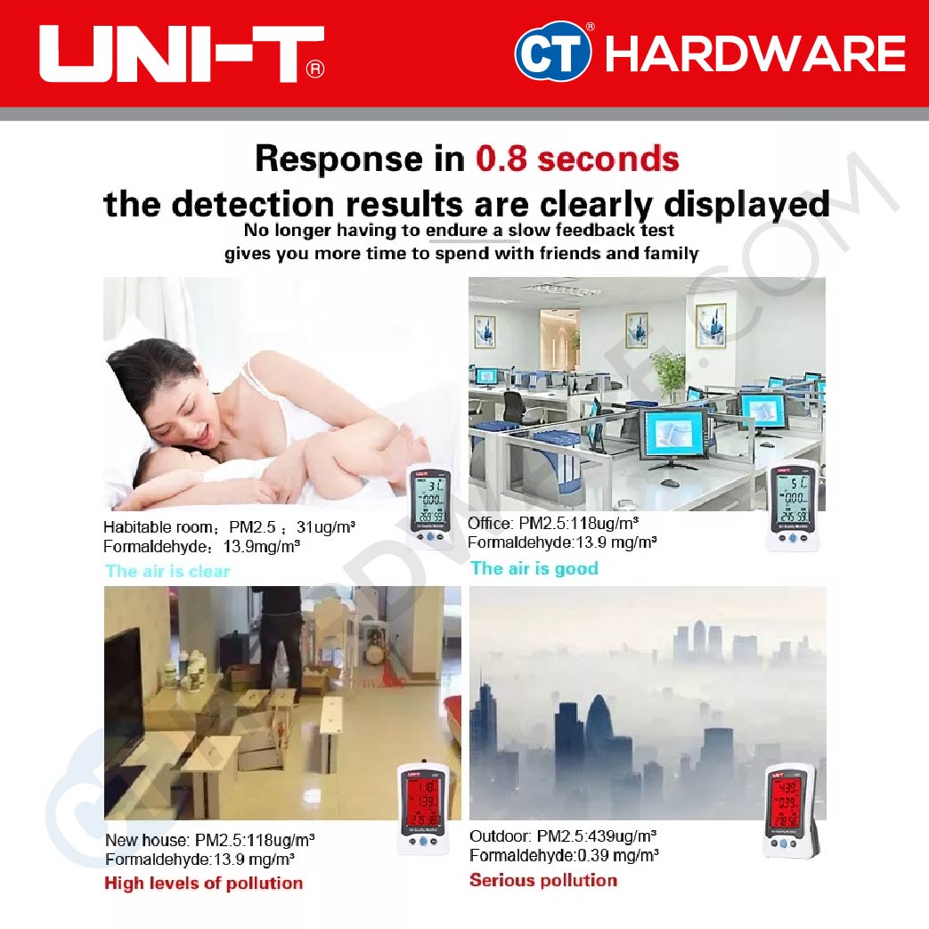 UNI-T A25F AIR QUALITY MONITOR