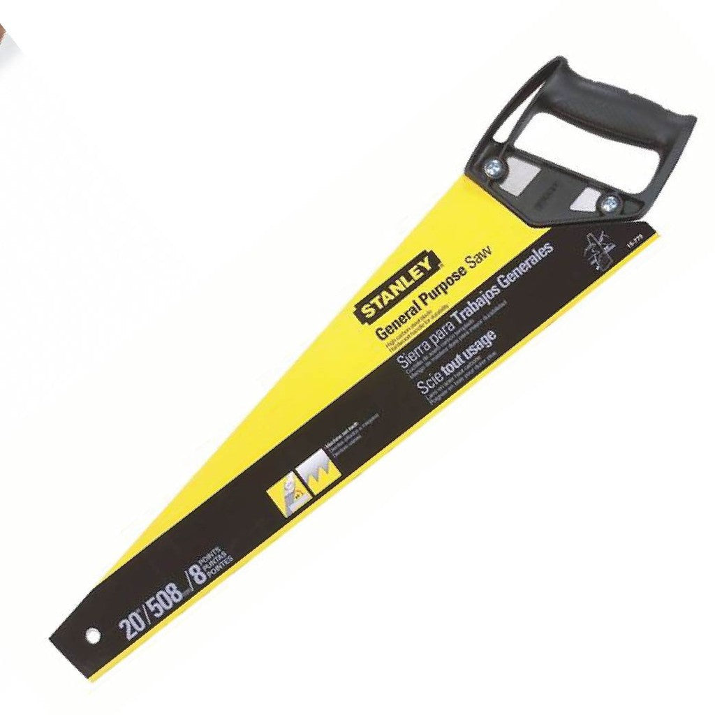 Stanley 20-080 Plastic Handle Saw Crosscut 6TPI (18")