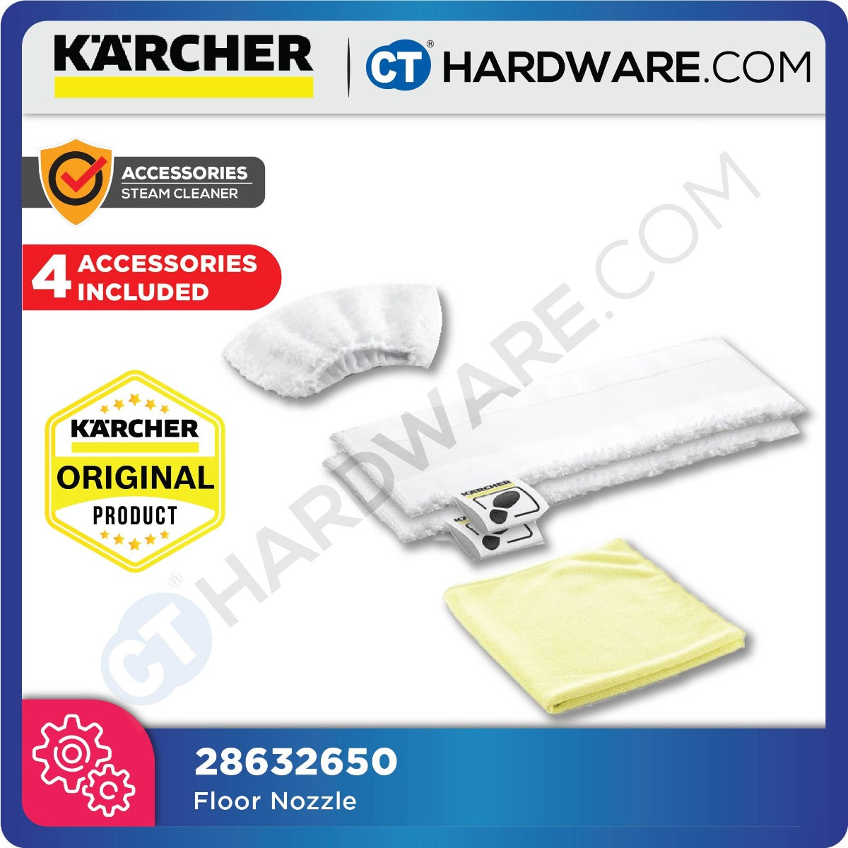 Karcher 28632650 Microfibre Cloth Set For Kitchens
