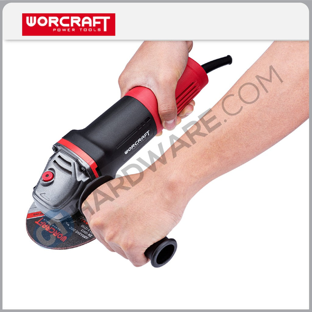WORCRAFT AG08-100BCG SET ANGLE GRINDER 4" 750W 11000RPM (AG08100BCG)