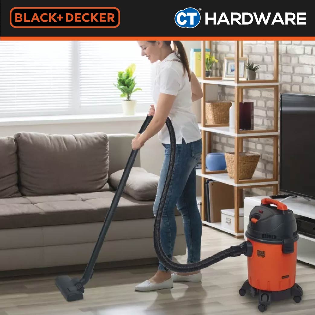 BLACK+DECKER BDWD15 Wet & Dry Vacuum Cleaner 15L 1400W 190MBar Suction