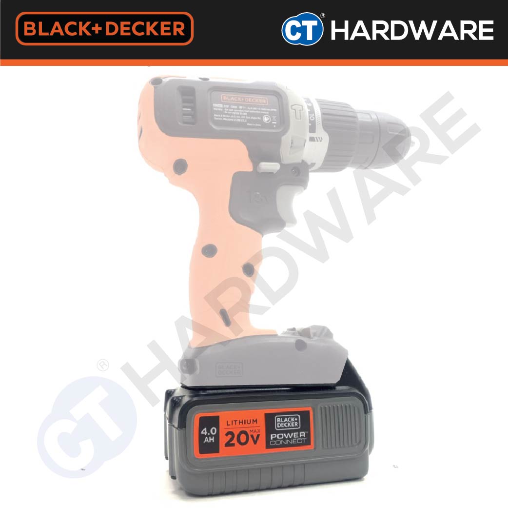 Black & Decker BL4018 Lithium-Ion Battery 18V (20V Max) 4.0Ah For Power & Garden Tools