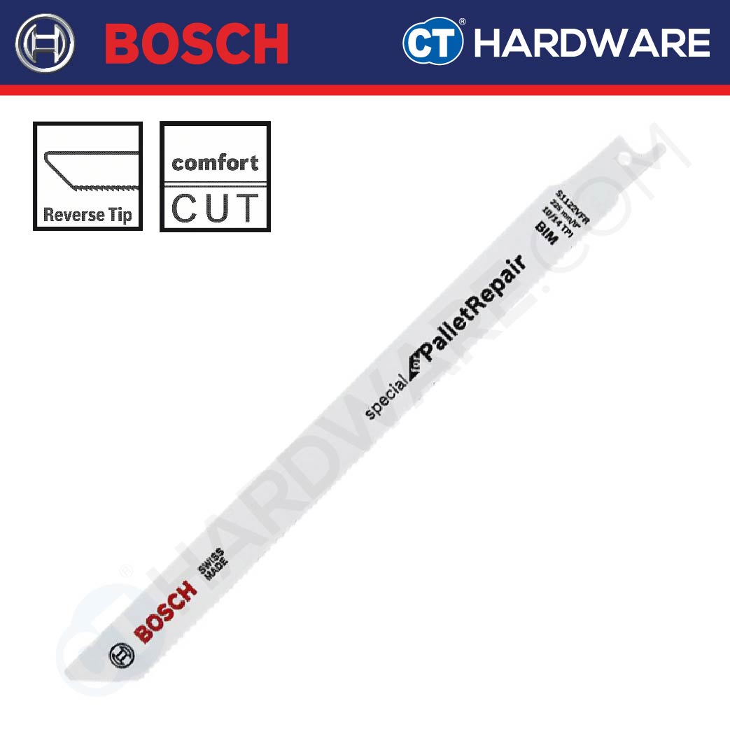 Bosch 2608658032 S1122VFR Special for Pallet Repair Reciprocating Saw Blade 225mm