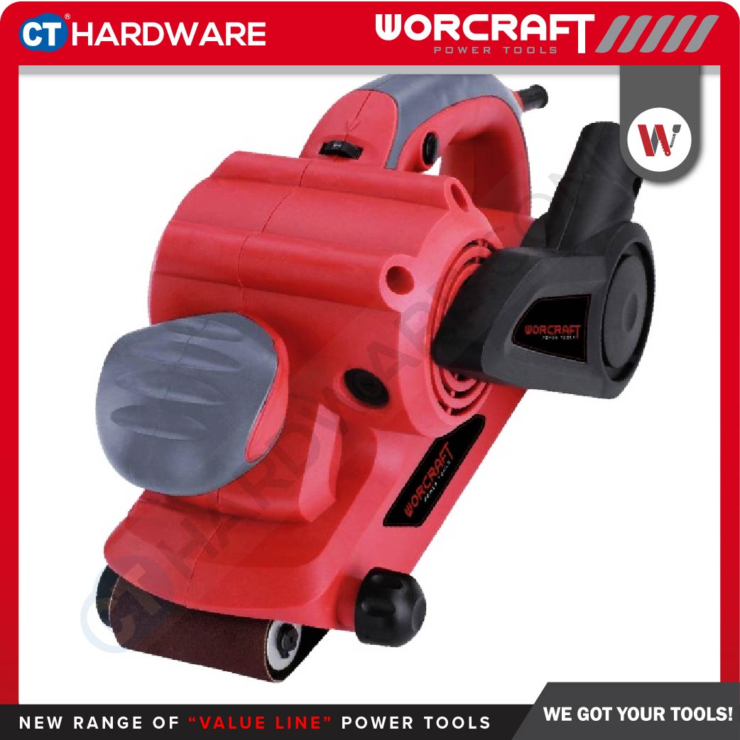 WORCRAFT BS08-76 BELT SANDER 810W 200-380MPM 76 X 533MM ( 3" X 21" ) (BS0876)