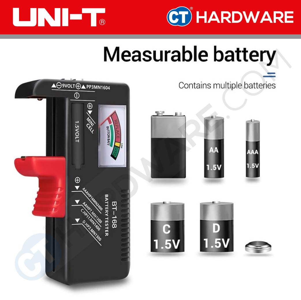 UNI-T BT168 DIGITAL BATTERY TESTER