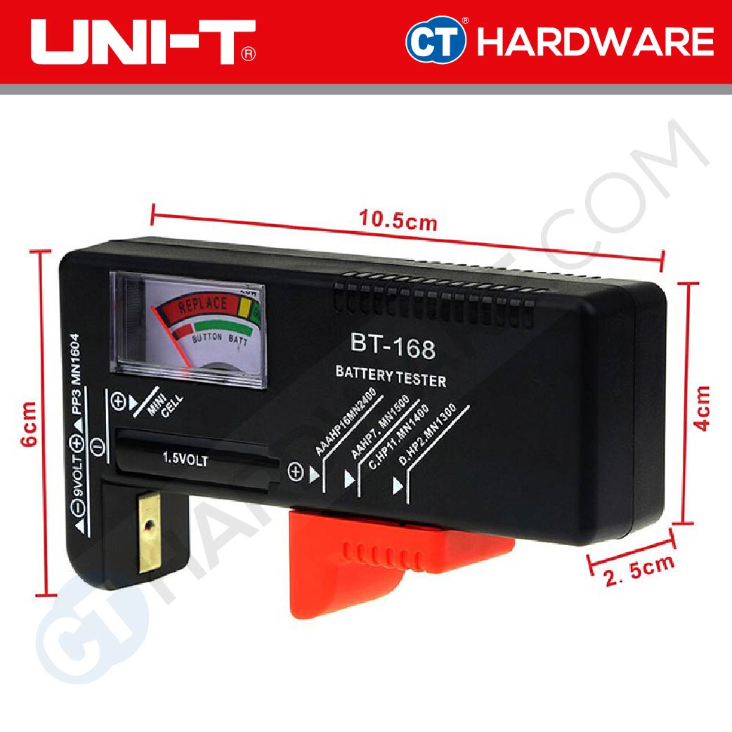 UNI-T BT168 DIGITAL BATTERY TESTER
