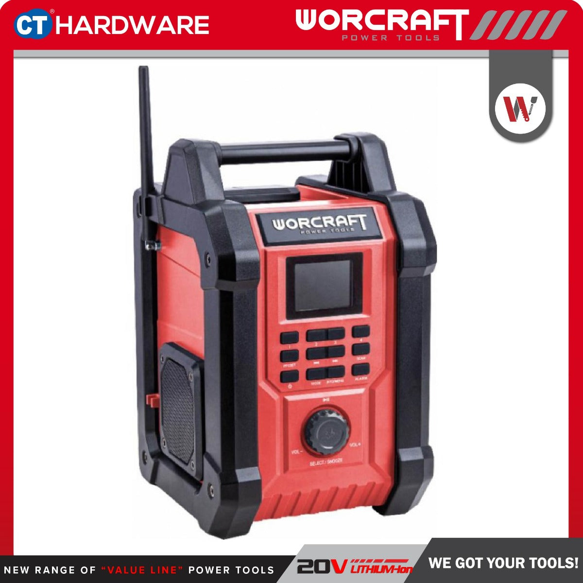 Worcraft CBTS-S20LiH 20V Bluetooth Speaker 15W