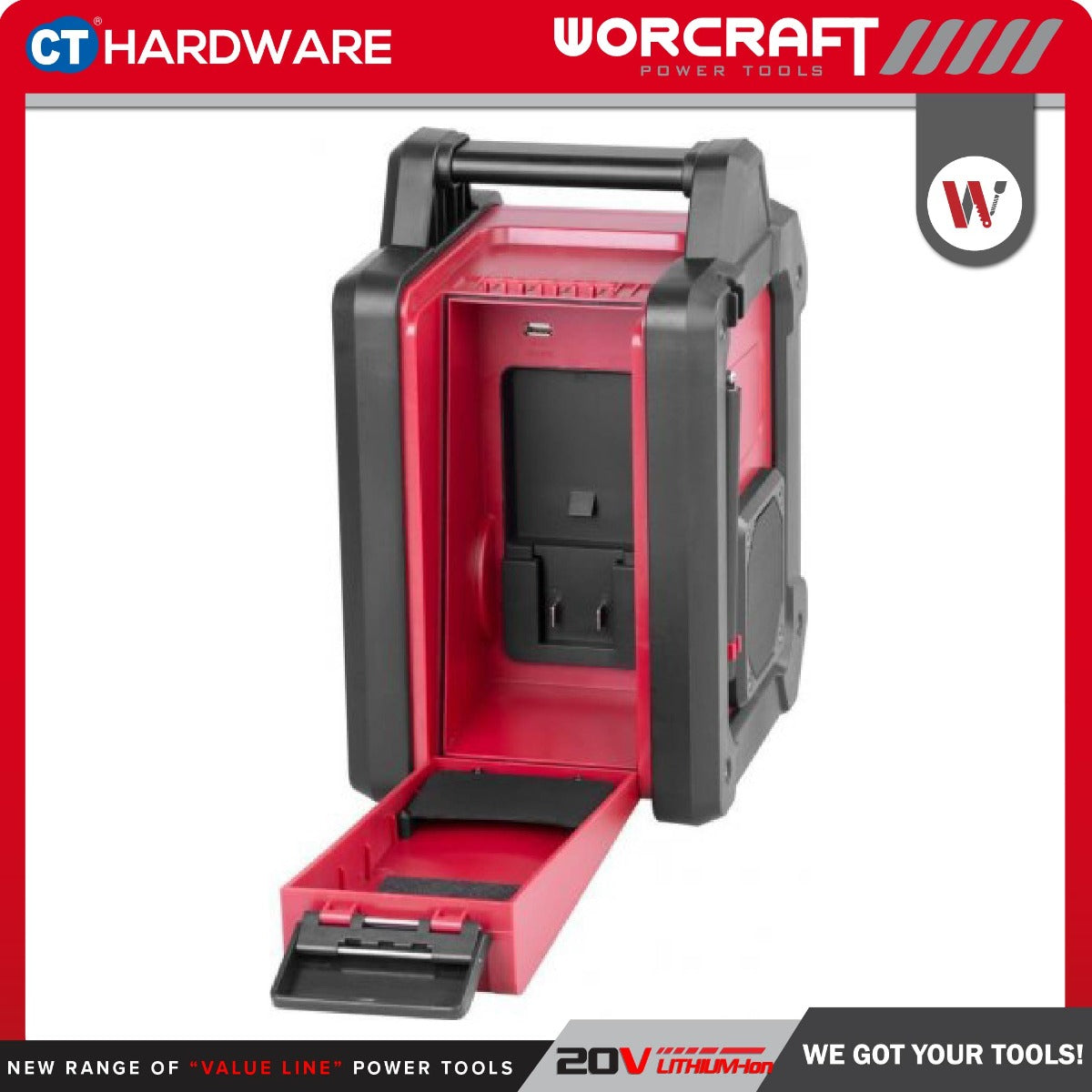 Worcraft CBTS-S20LiH 20V Bluetooth Speaker 15W