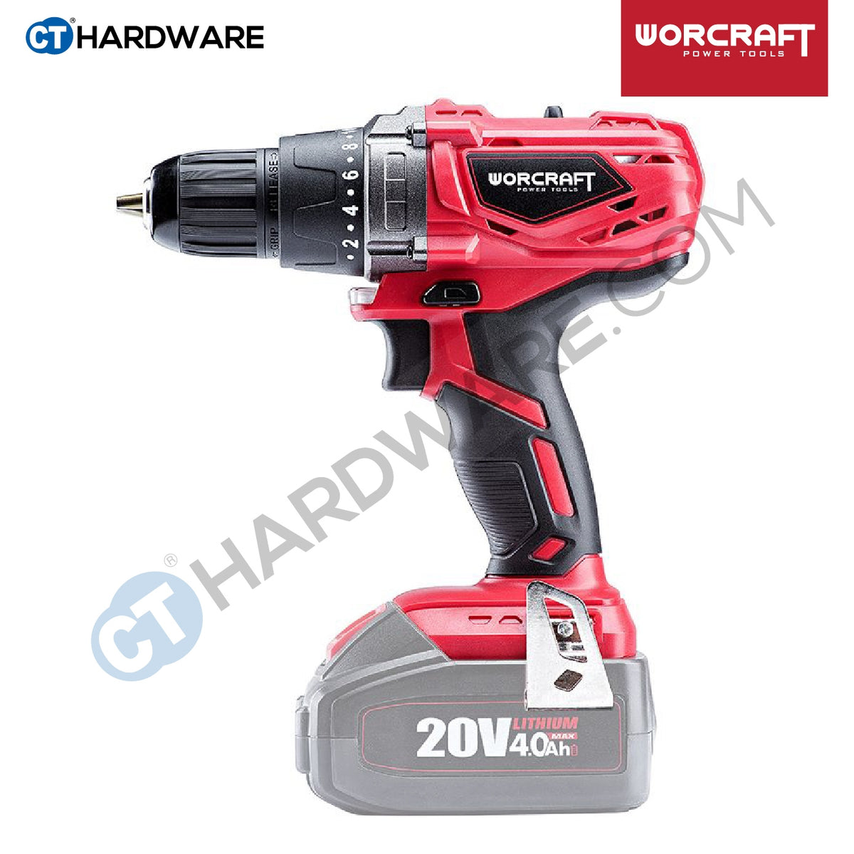 Worcraft CD-S20LiE 20V Cordless Drill