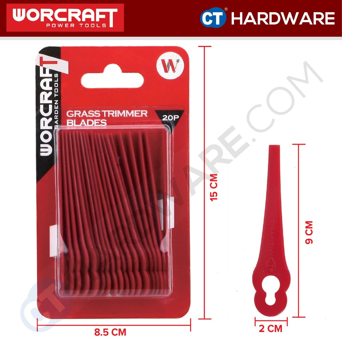 Worcraft CGTS20320029 Blade # 29 For CGTS20LI (20pcs Per Pack)