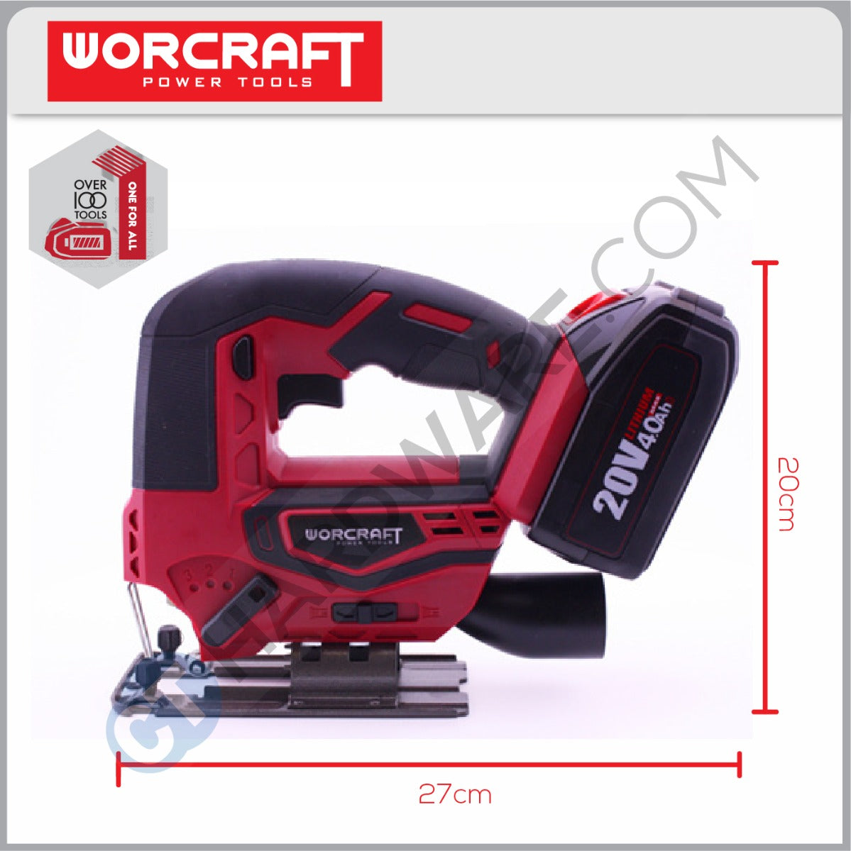 Worcraft CJS-S20Li 20V Cordless Jigsaw
