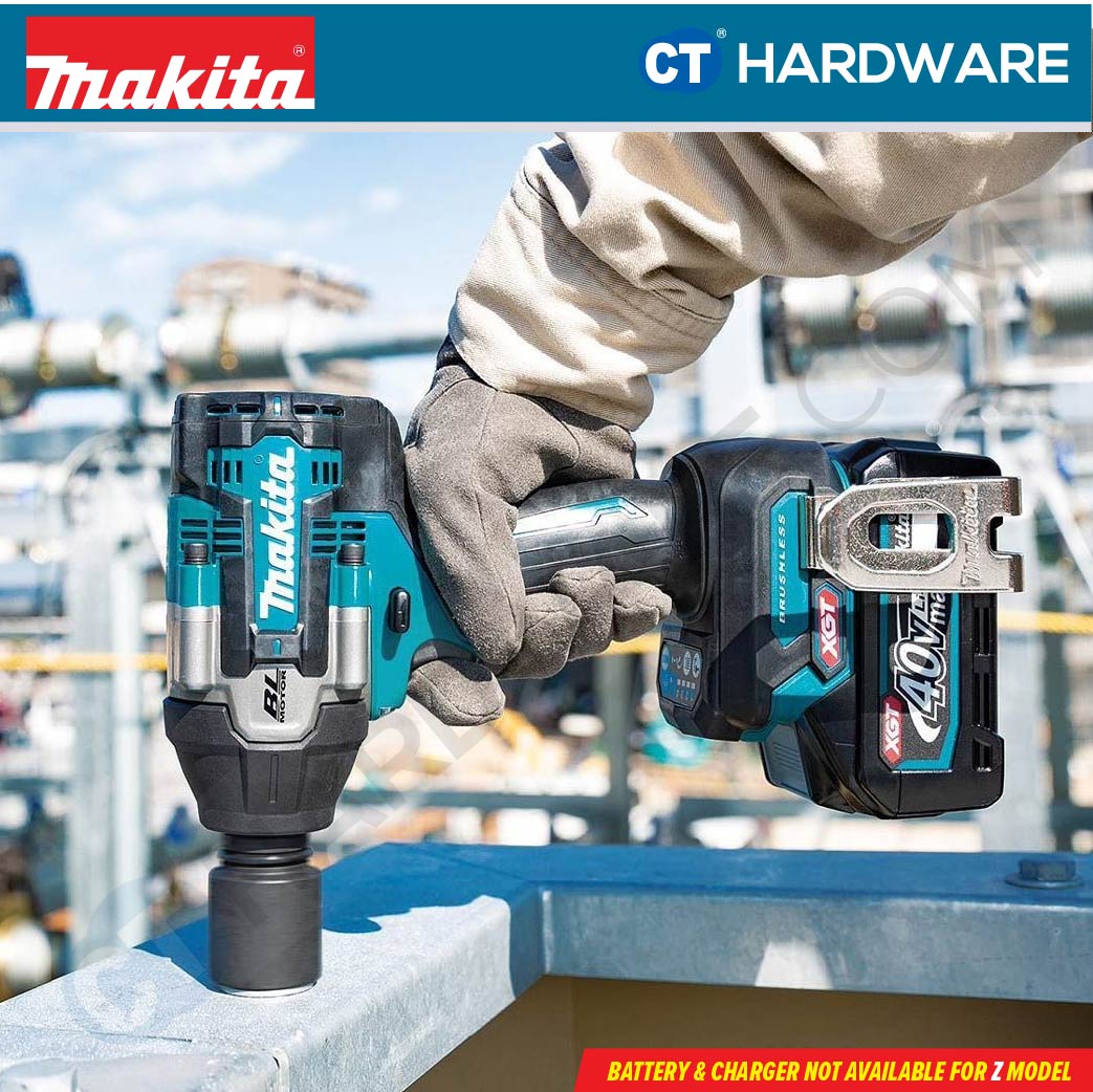 Makita TW008GZ XGT 40Vmax Cordless Brushless Impact Wrench 1/2" 760NM (Body Only)