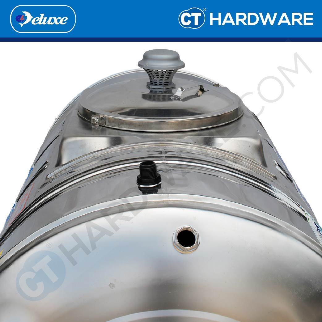 DELUXE CL30KH STAINLESS STEEL WATER TANK HORIZONTAL WITH STAND 1250 L | 275 GALLONS