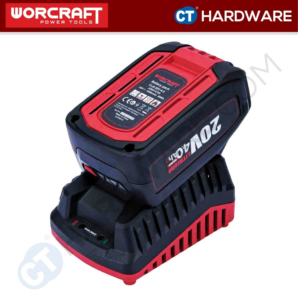 Worcraft CLC20V24H 20V Battery Charger