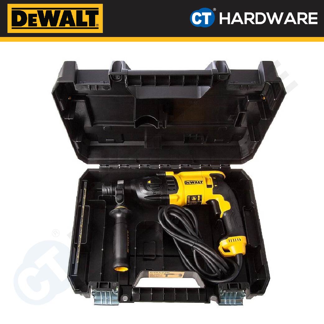 DEWALT D25133K SDS PLUS 3 MODE ROTARY HAMMER 800W 1550RPM 26MM 2.6KG
