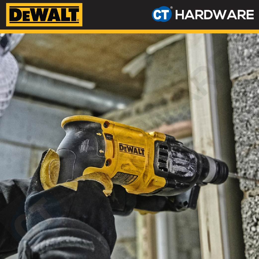 DEWALT D25133K SDS PLUS 3 MODE ROTARY HAMMER 800W 1550RPM 26MM 2.6KG