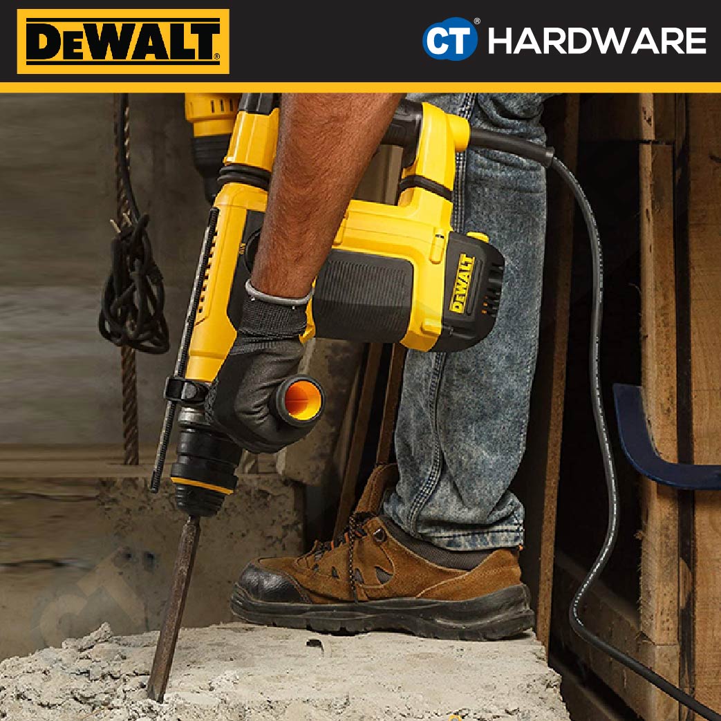 DEWALT D25413K-B1 L-SHAPE 3 MODE SDS PLUS ROTARY HAMMER 32MM 900W 820RPM 4.2KG