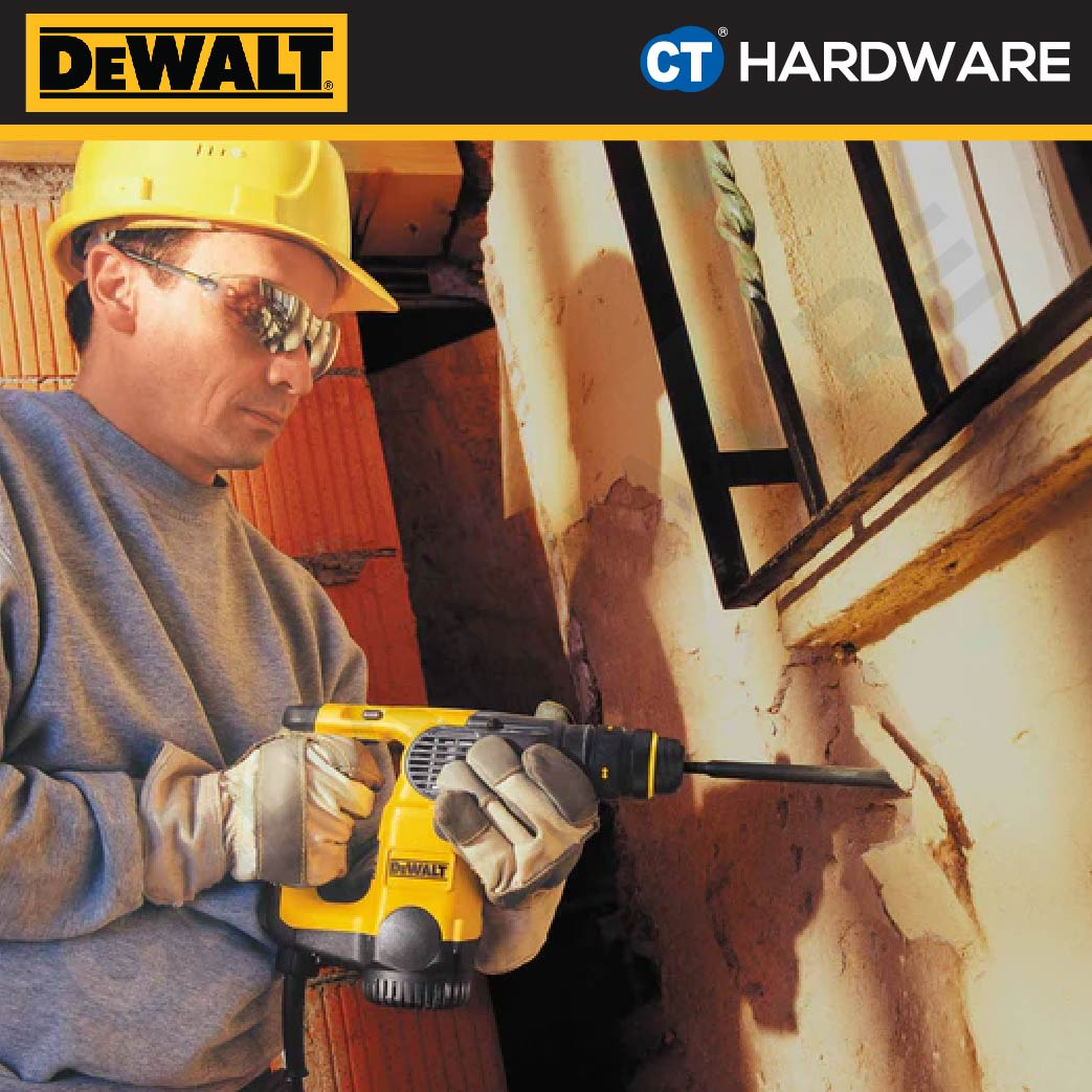 DEWALT D25413K-B1 L-SHAPE 3 MODE SDS PLUS ROTARY HAMMER 32MM 900W 820RPM 4.2KG