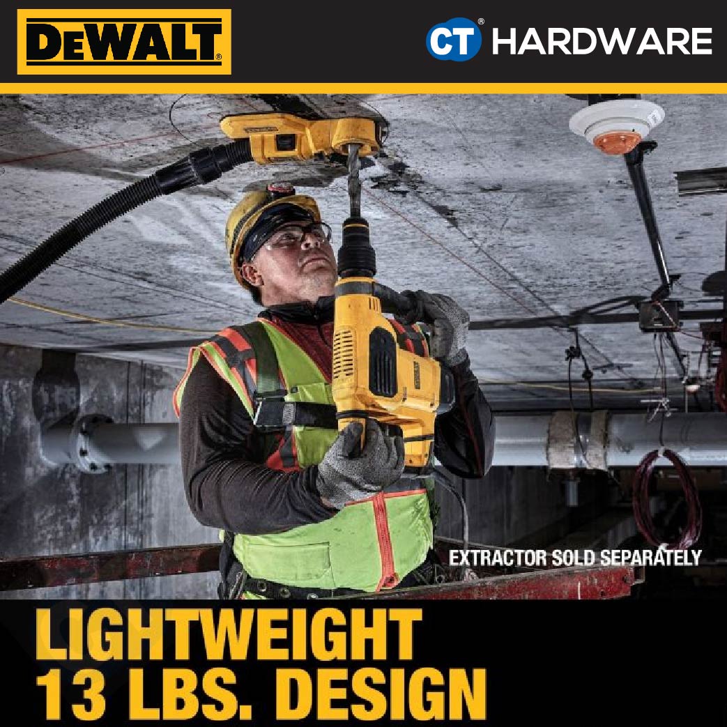 DEWALT D25481K-XD SDS MAX 3 MODE COMBINATION HAMMER 1100W 40MM 400RPM 6.1KG