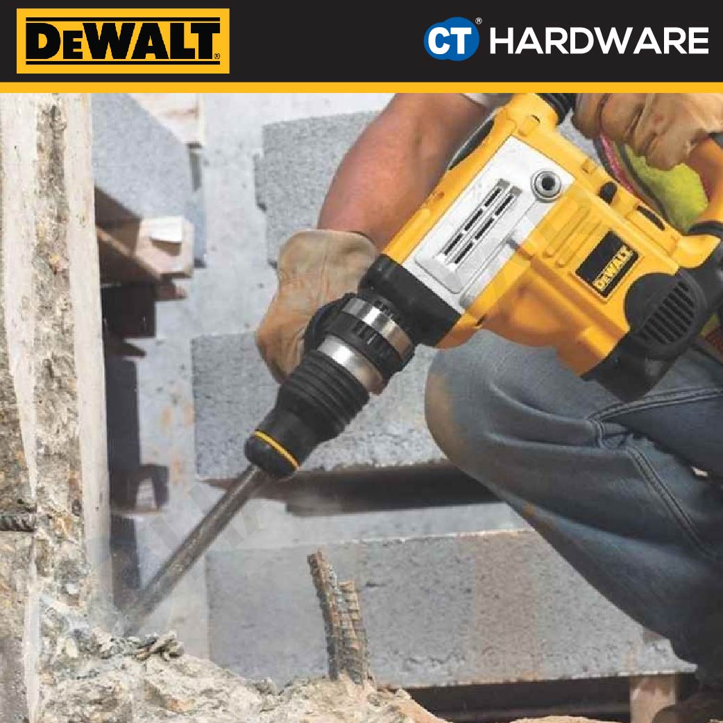 DEWALT D25773K SDS MAX DEMOLOTION HAMMER 52MM 1700W 10KG 1105-2210BPM 145-290RPM MAX 22.7J