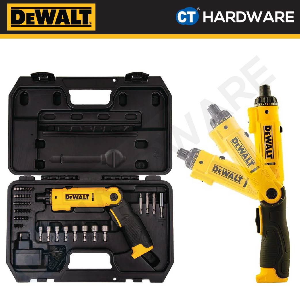 DEWALT DCF008 CORDLESS SCREWDRIVER 8W LITHIUM-ION 180-600RPM 8NM-10NM
