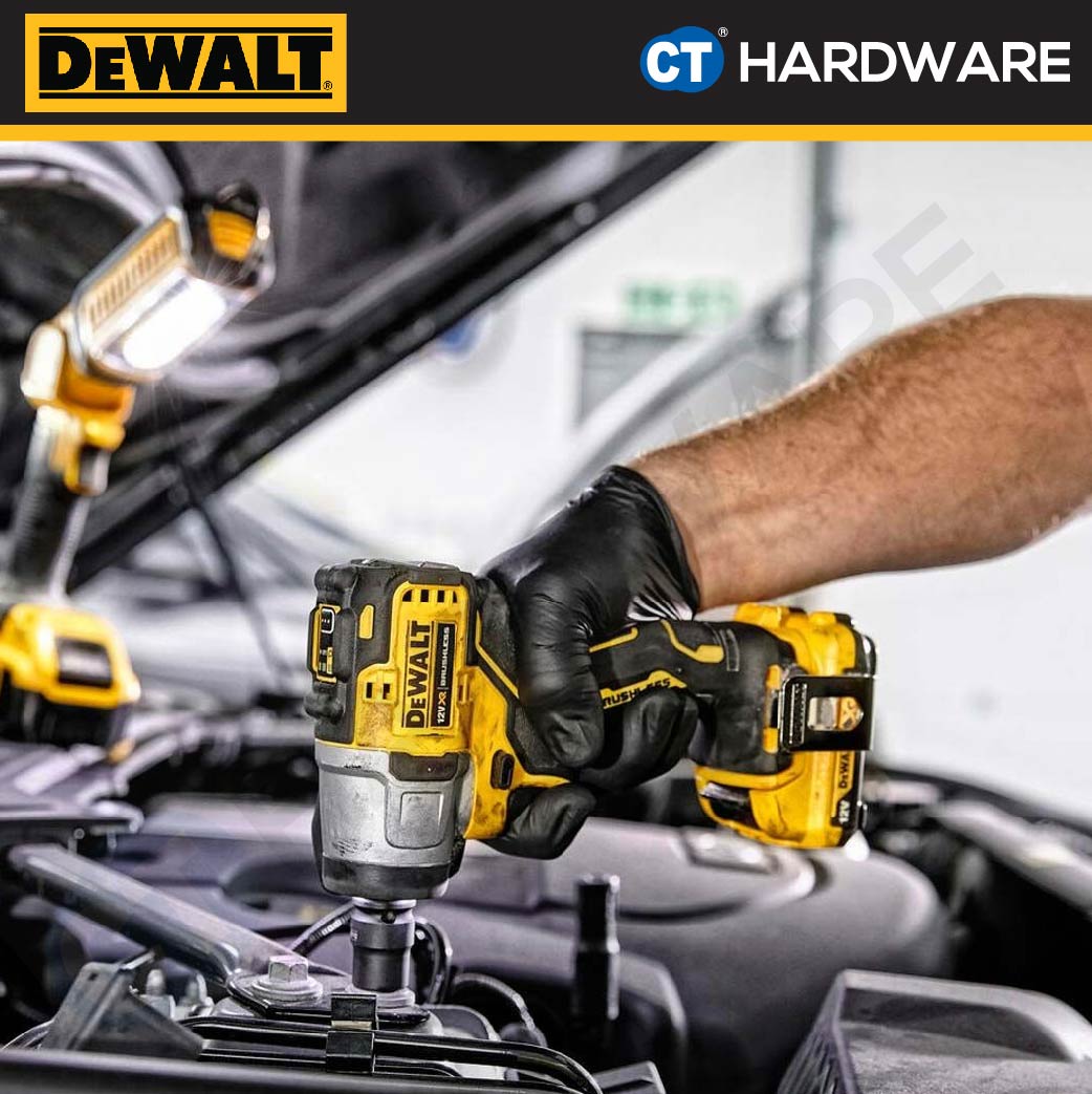 DEWALT DCF902D2 BRUSHLESS IMPACT WRENCH 12V 2.0AH 3/8" 168NM C/W 2 BATTERY AND 1 CHARGER