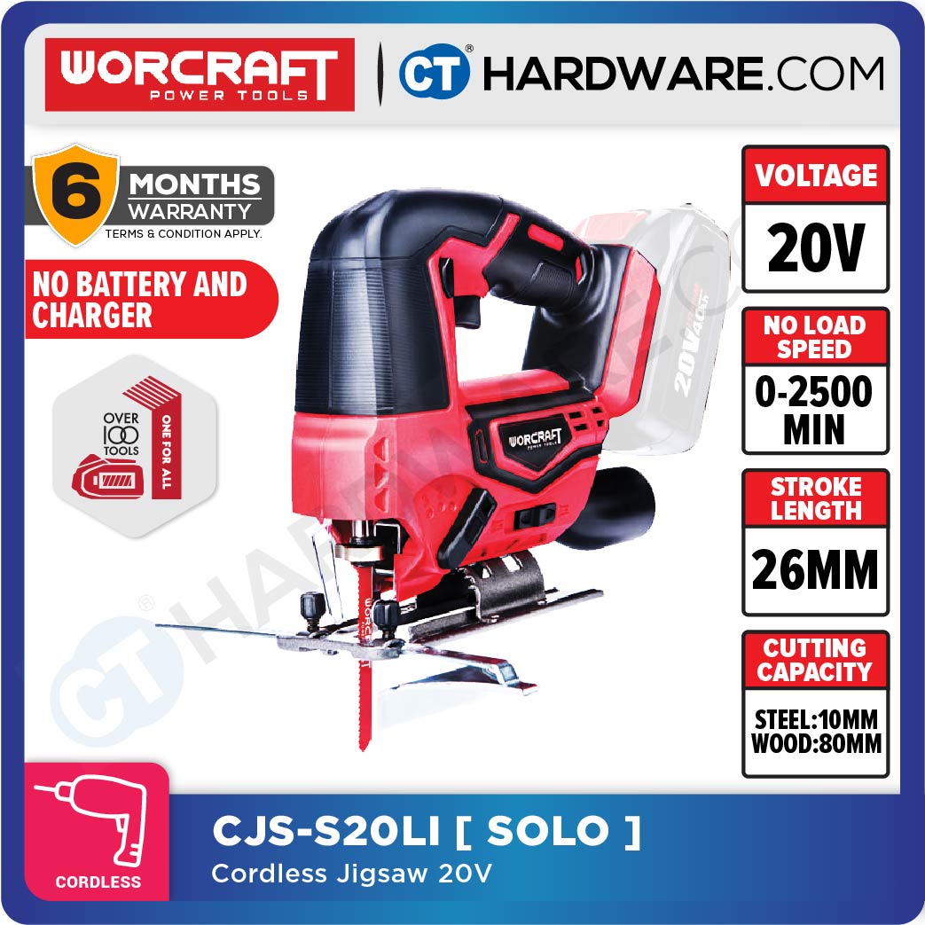 Worcraft CJS-S20Li 20V Cordless Jigsaw