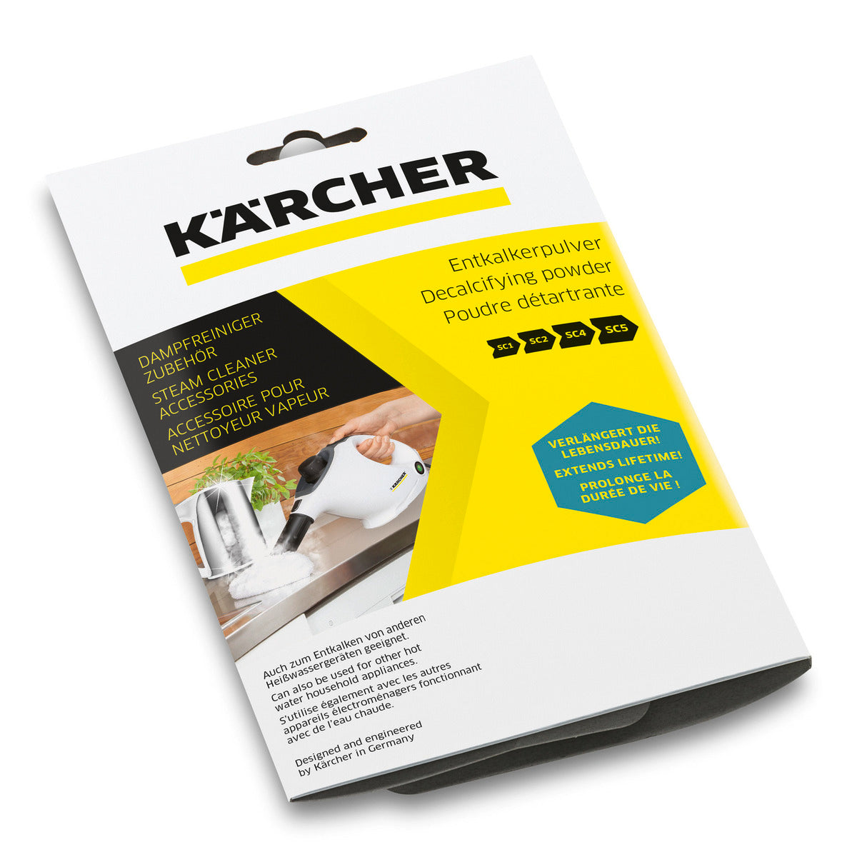 Karcher 62959870 Descaling Powder (RM 511) 17G x 6 Packet, Steam Cleaner