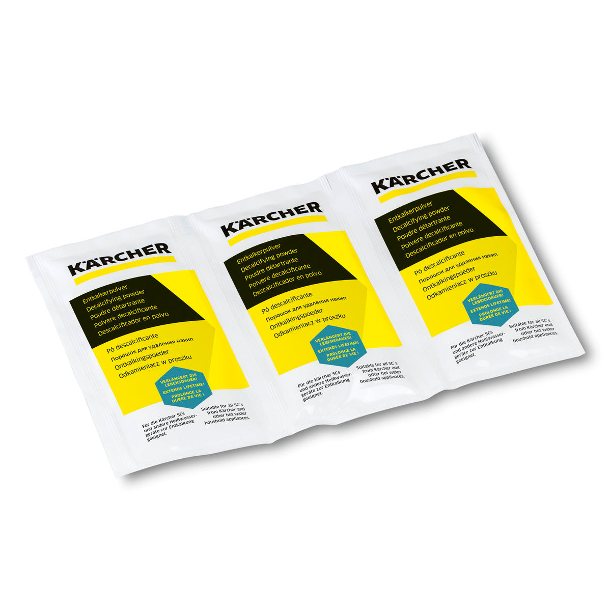Karcher 62959870 Descaling Powder (RM 511) 17G x 6 Packet, Steam Cleaner