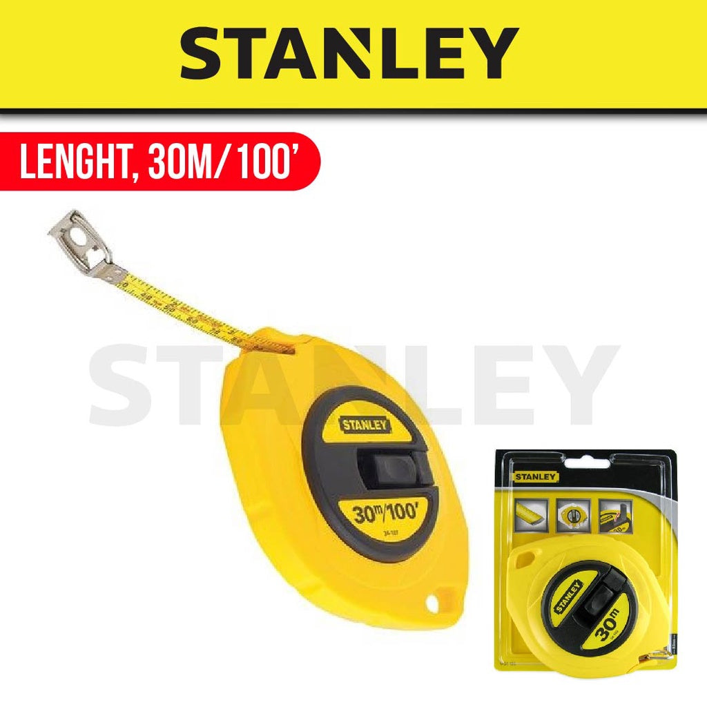 Stanley 0-34-105 / 0-34-108 Steel Long Tape 20m / 30m