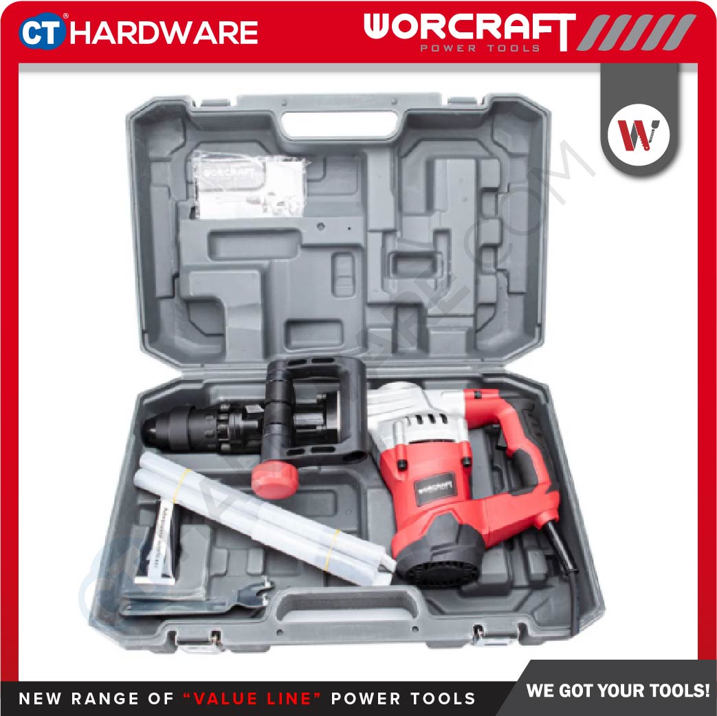 Worcraft DB13-15 Demolition Breaker SDS Max 1300W 15J