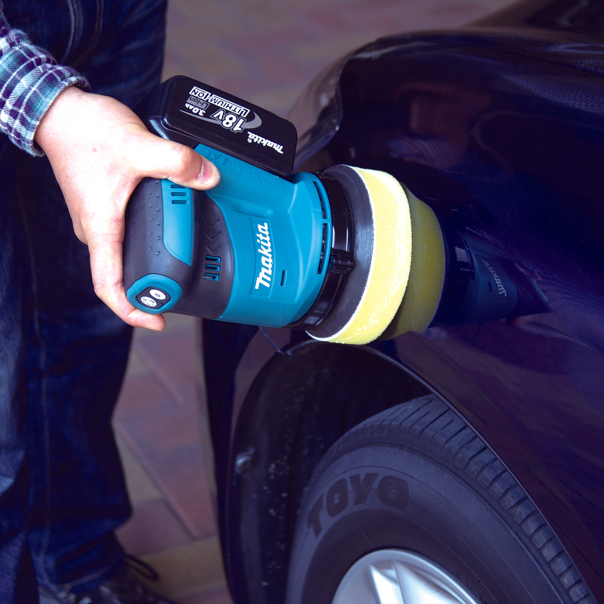 Makita DBO180Z LXT 18V Cordless Random Orbital Sander 5" 125mm (Body Only)