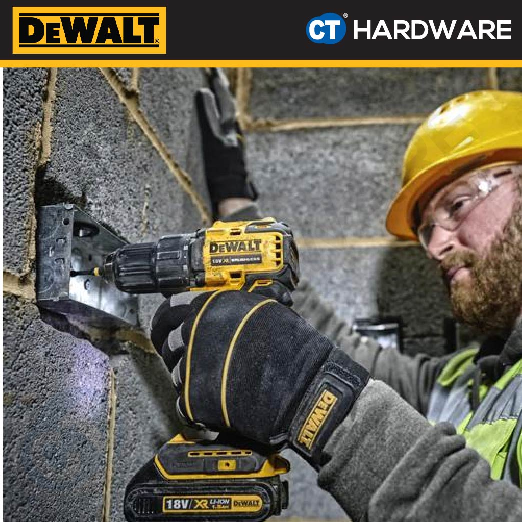 DEWALT DCD709N BRUSHLESS ATOMIC HAMMER DRILL DRIVER 20V 13MM 26-65NM 1650RPM WITHOUT BATTERY & CHARGER ( SOLO ) DCD709N2