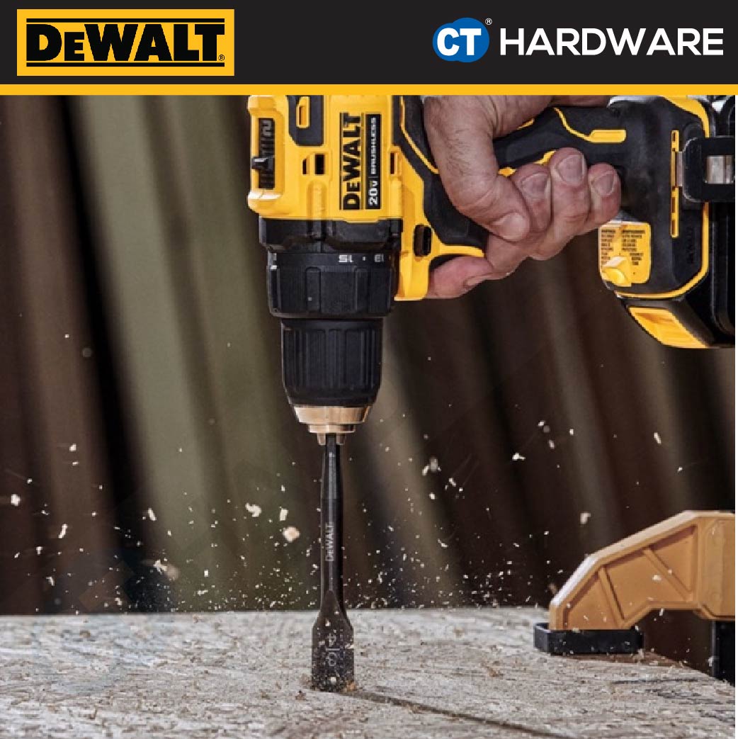 DEWALT DCD709N BRUSHLESS ATOMIC HAMMER DRILL DRIVER 20V 13MM 26-65NM 1650RPM WITHOUT BATTERY & CHARGER ( SOLO ) DCD709N2