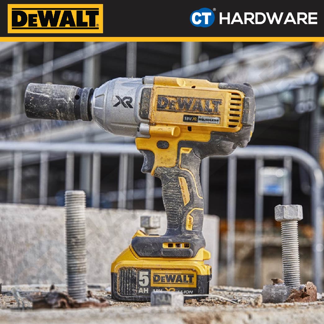 DEWALT DCF897NT CORDLESS BRUSHLESS HIGH TORQUE IMPACT WRENCH 20V 3/4" 950NM WITHOUT BATTERY & CHARGER (BARE )