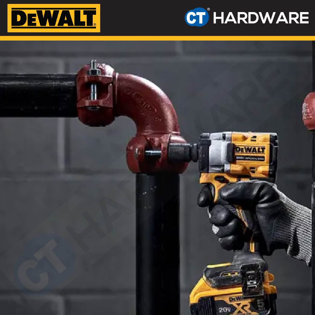DEWALT DCF922D2 CORDLESS BRUSHLESS ATOMIC IMPACT WRENCH 1/2" 20V 2.0AH COME WITH 2 BATTERY 1 CHARGER
