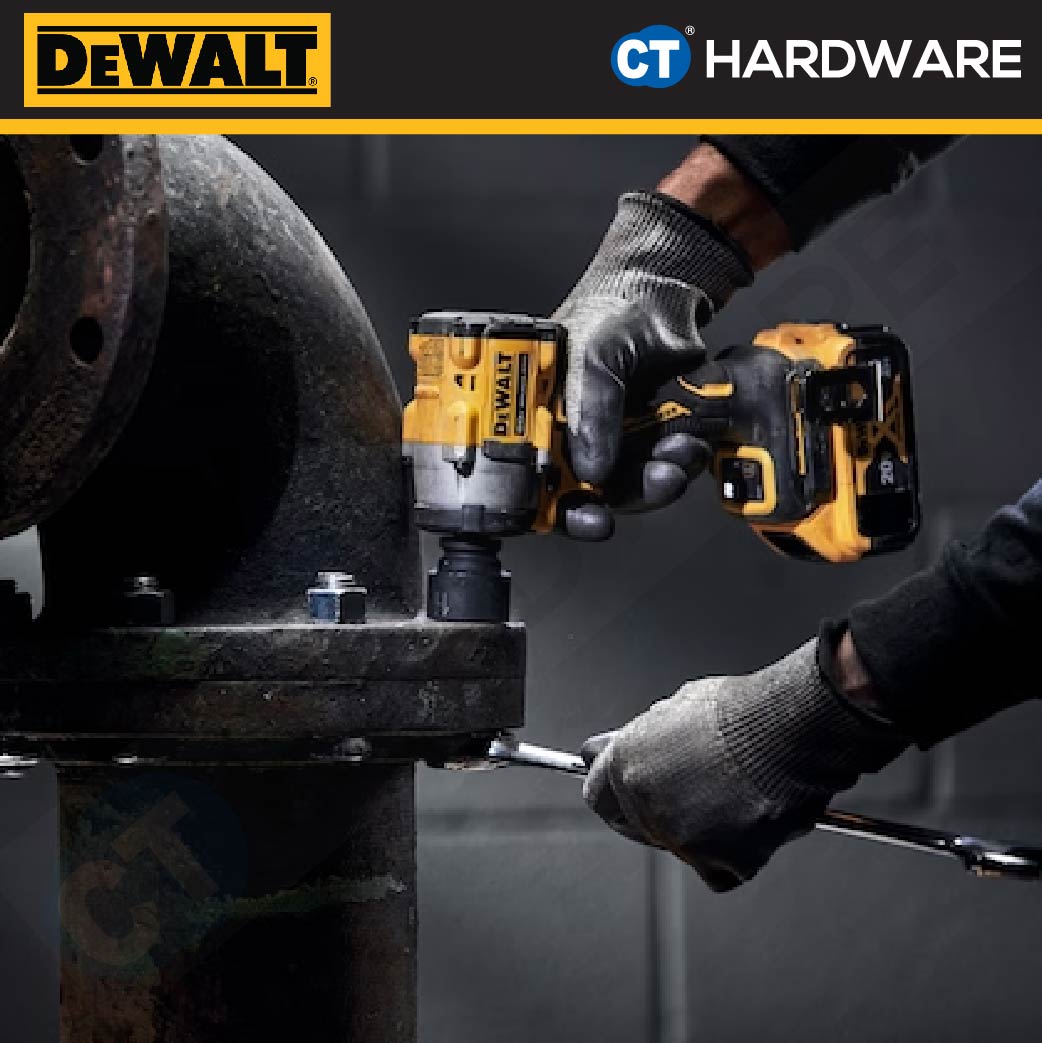 DEWALT DCF922D2 CORDLESS BRUSHLESS ATOMIC IMPACT WRENCH 1/2" 20V 2.0AH COME WITH 2 BATTERY 1 CHARGER