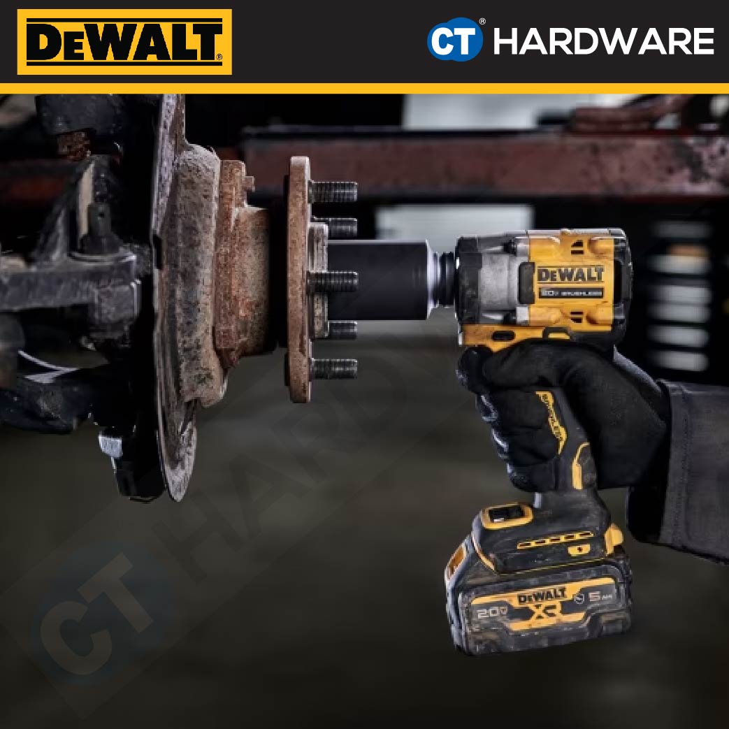 DEWALT DCF922D2 CORDLESS BRUSHLESS ATOMIC IMPACT WRENCH 1/2" 20V 2.0AH COME WITH 2 BATTERY 1 CHARGER