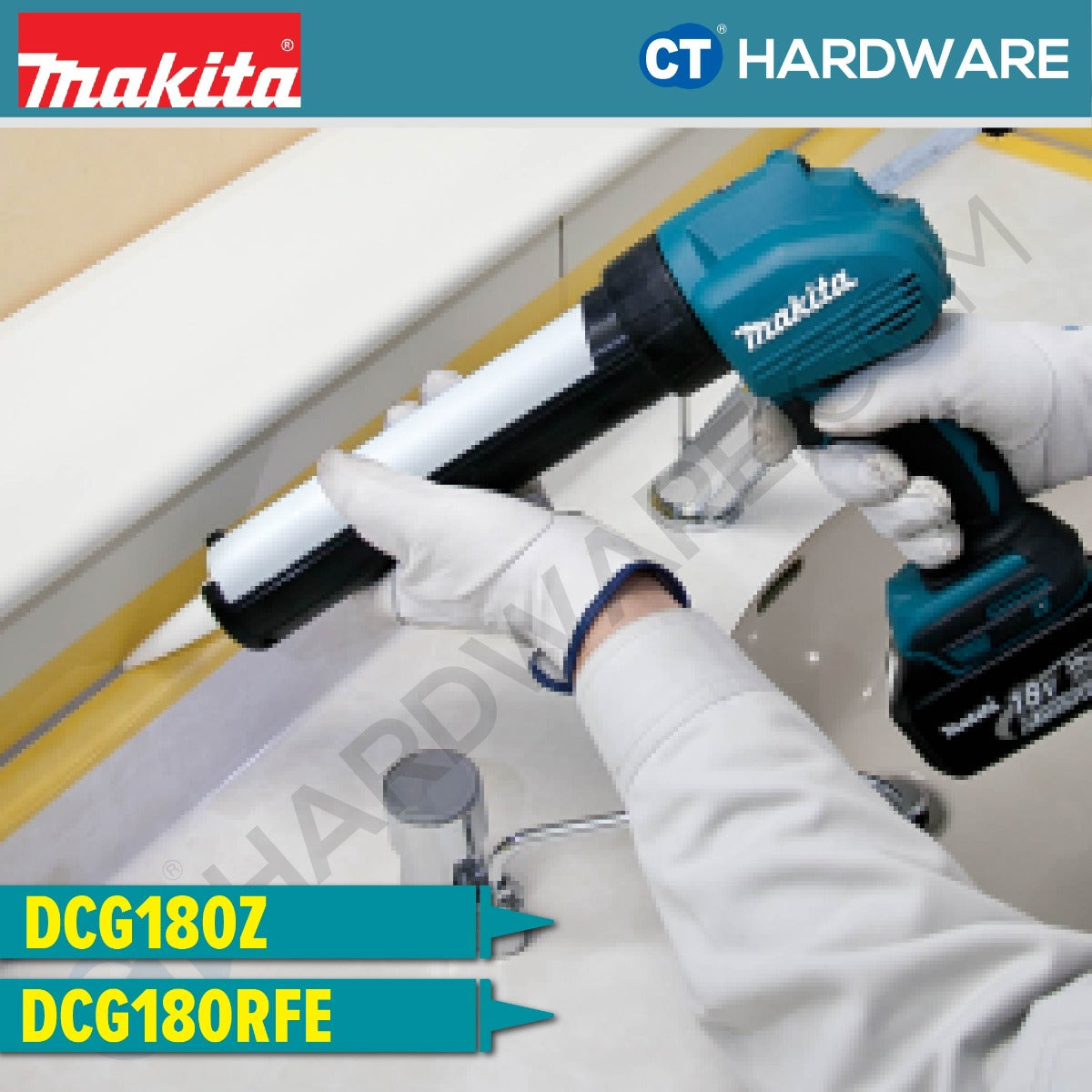 Makita DCG180ZB LXT 18V Cordless Caulking Gun 600ml (Body Only)