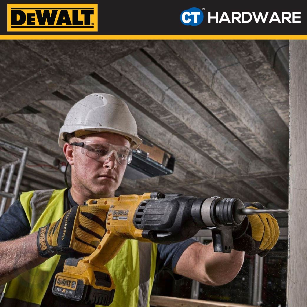 DEWALT DCH133P2-KR BRUSHLESS COMPACT HAMMER 18V 2.0AH 26MM 1550RPM ( SDS ) COME WITH 2 BATTERY & 1 CHARGER