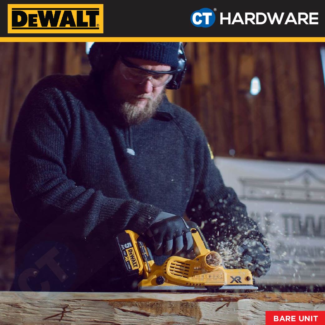 DEWALT DCP580N BRUSHLESS PLANER 20V 15000RPM WITHOUT BATTERY AND CHARGER ( BARE UNIT )