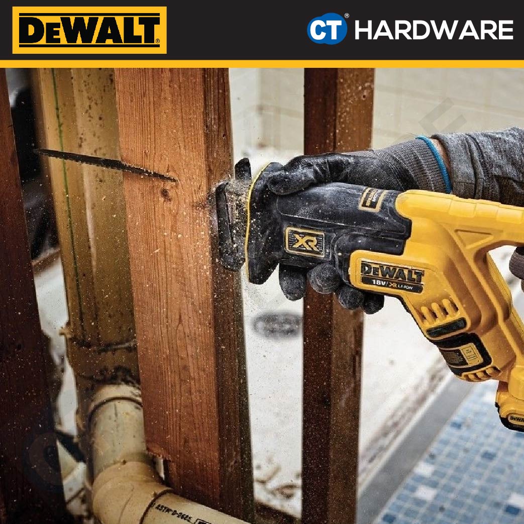 DEWALT DCS382NT CORDLESS BRUSHLESS RECIPROCATING SAW 20V 3200SPM WITHOUT BATTERY AND CHARGER ( BARE UNIT )