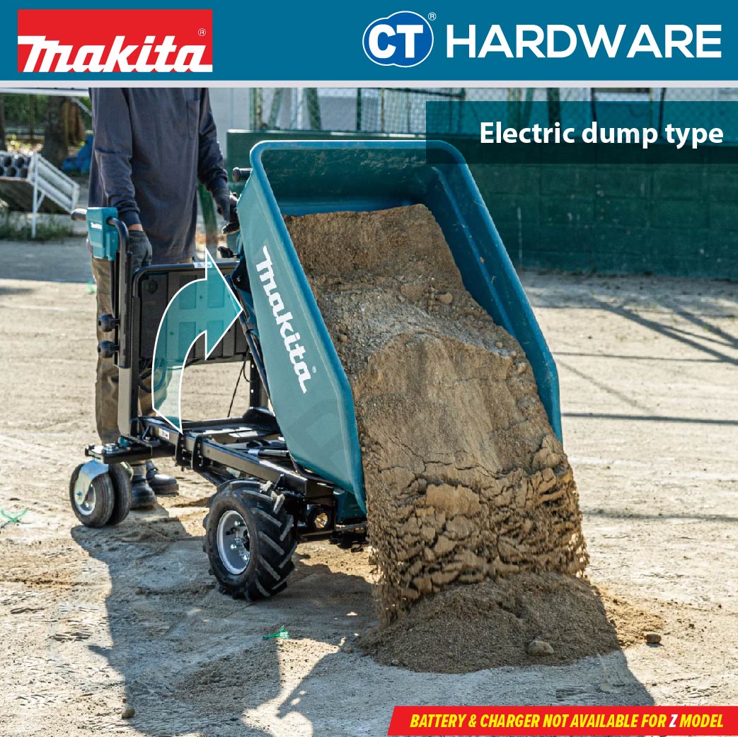 Makita DCU602Z LXT 18Vx2 Cordless Wheelbarrow 300kg (Body Only)