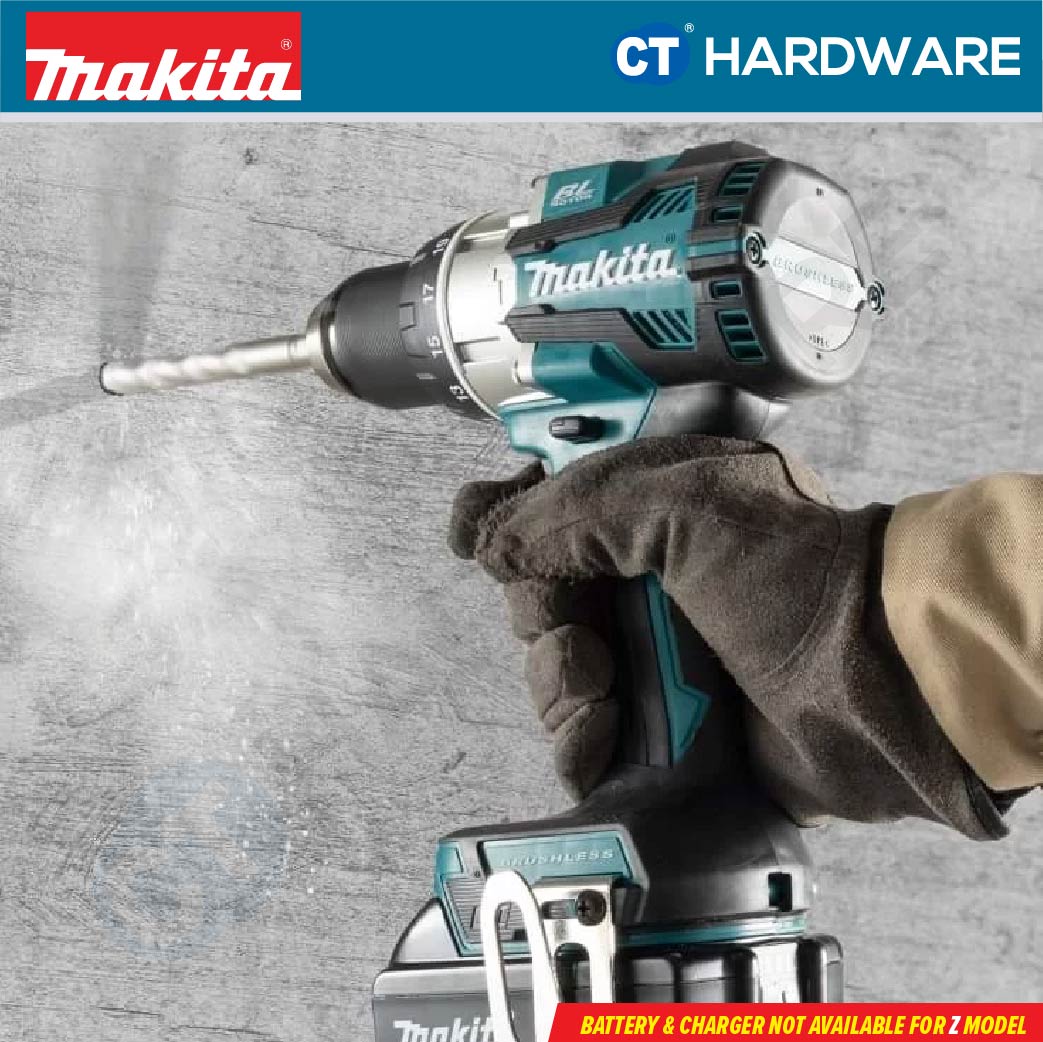 Makita DDF489Z/ RTJ LXT 18V Cordless Brushless Driver Drill 13mm 80NM (Body Only | 2-Battery)