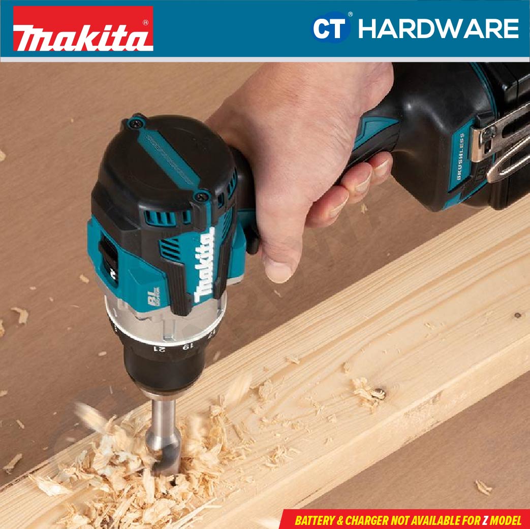 Makita DDF489Z/ RTJ LXT 18V Cordless Brushless Driver Drill 13mm 80NM (Body Only | 2-Battery)
