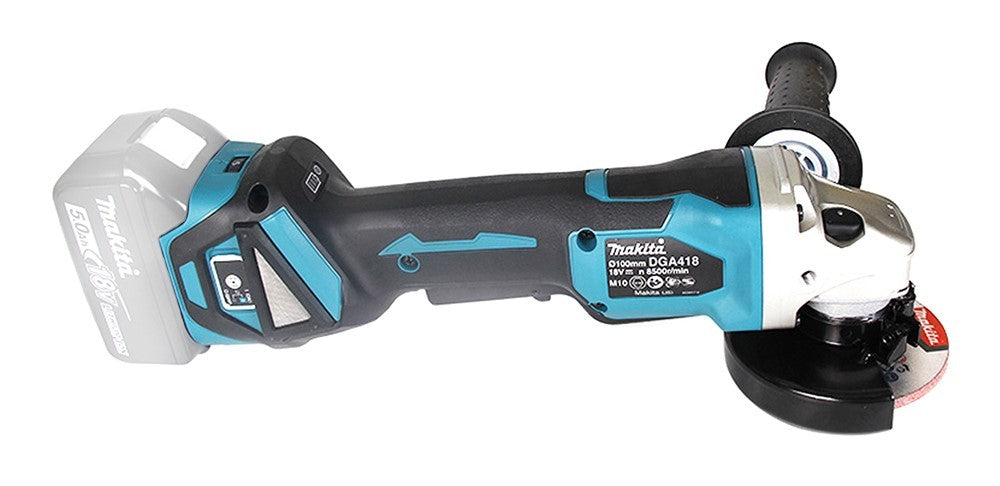 Makita DGA418Z LXT 18V Cordless Brushless Angle Grinder 18V 4" 100mm (Paddle Switch) (Body Only)