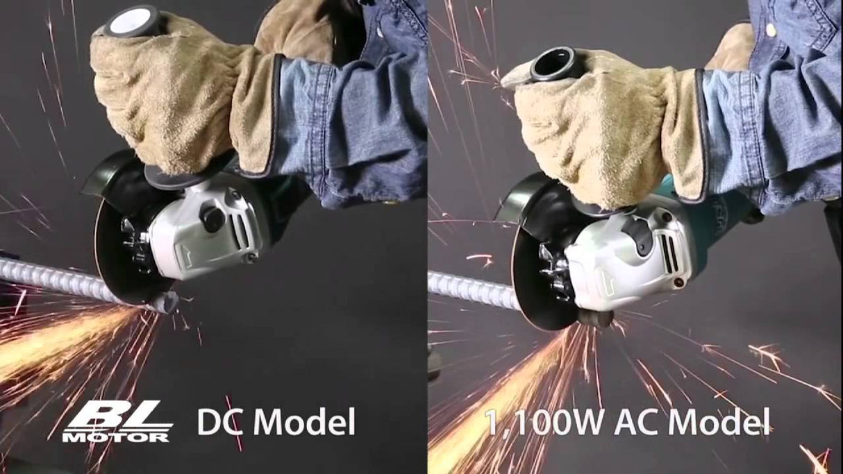 Makita DGA404RFE/ RTE/ Z LXT 18V Cordless Brushless Angle Grinder 4" 100mm (Body Only | 2-Battery)