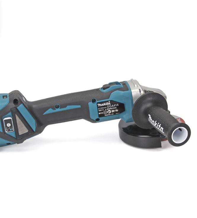 Makita DGA411Z LXT 18V Cordless Brushless Angle Grinder 18V 4" 100mm (Top Slide Switch) (Body Only)