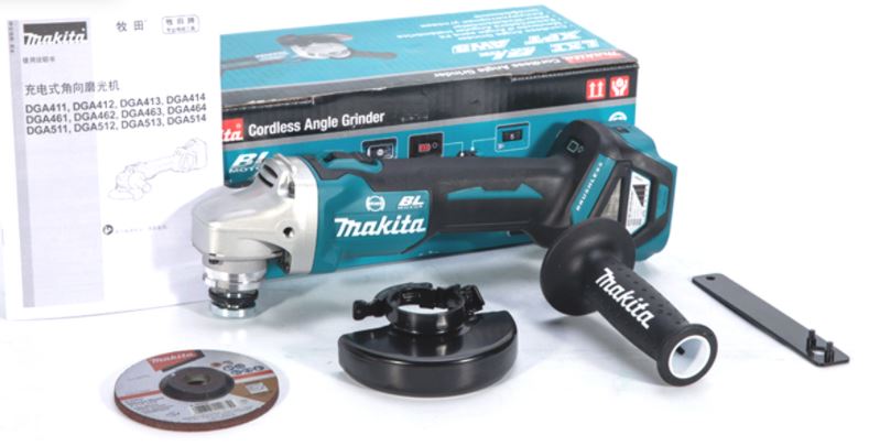 Makita DGA411Z LXT 18V Cordless Brushless Angle Grinder 18V 4" 100mm (Top Slide Switch) (Body Only)